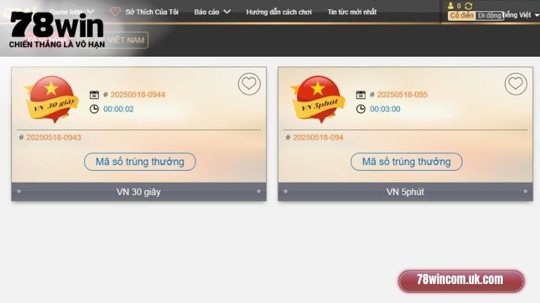 GW Lobby: Sảnh lô đề siêu tốc tại 78Win